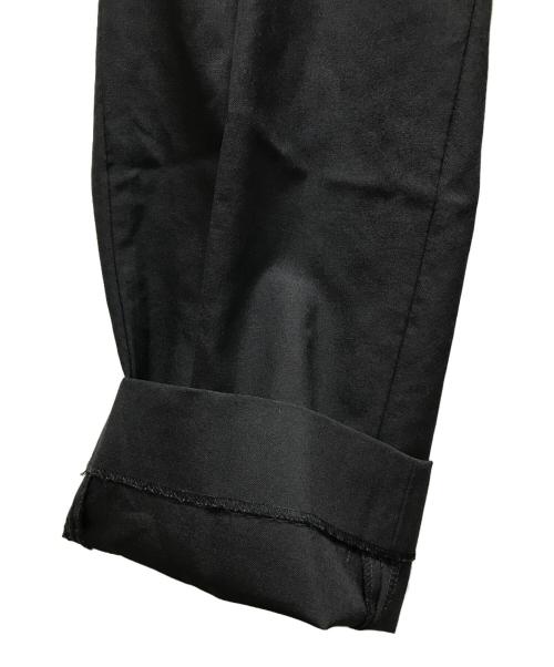 ATON（エイトン）ATON (エイトン) WOOL TROPICAL WIDE EASY PANTS （ウールトロピカルワイドイージーパンツ） PR AG IM 0203 ブラック サイズ:04の古着・服飾アイテム