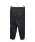 ATON (エイトン) WOOL TROPICAL WIDE EASY PANTS （ウールトロピカルワイドイージーパンツ） PR AG IM 0203 ブラック サイズ:04：8000円