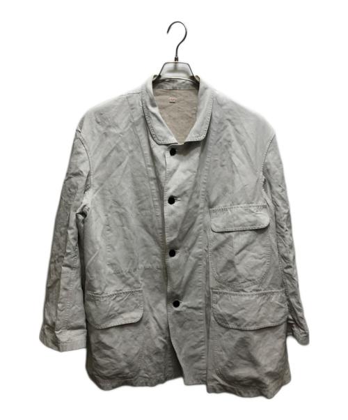 OUTIL（ウティ）OUTIL (ウティ) リネンテーラードジャケット ベージュ サイズ:３の古着・服飾アイテム