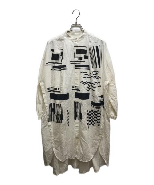 ENFOLD（エンフォルド）ENFOLD (エンフォルド) シャツワンピース ホワイト サイズ:38の古着・服飾アイテム