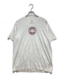 BURBERRY LONDON（バーバリーロンドン）の古着「アーチウェア ロゴ 半袖 Tシャツ」｜ホワイト