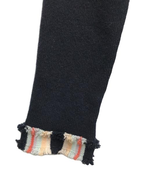 CHANEL（シャネル）CHANEL (シャネル) カシミヤ オープンフロント カーディガン　P22557V01456 ネイビー サイズ:42の古着・服飾アイテム