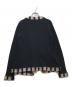 CHANEL (シャネル) カシミヤ オープンフロント カーディガン　P22557V01456 ネイビー サイズ:42：40000円