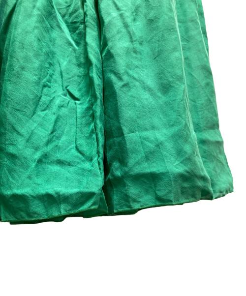 BLAMINK（ブラミンク）BLAMINK (ブラミンク) P SI PLEAT(ピーエスアイプリーツ) グリーン サイズ:36の古着・服飾アイテム