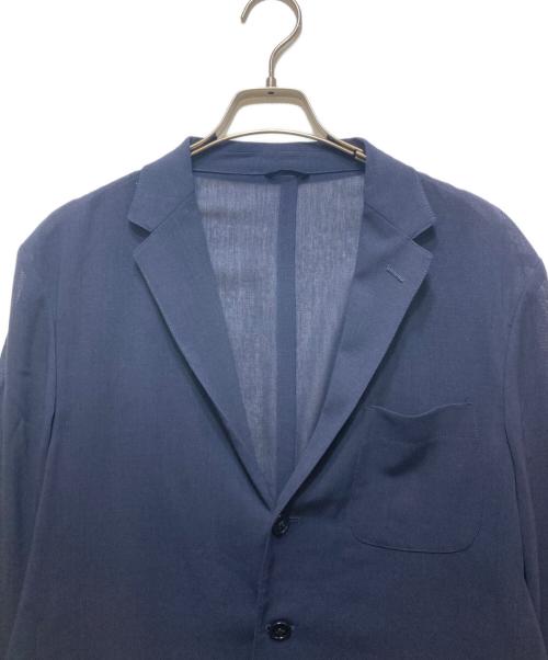 RALPH LAUREN Purple Label（ラルフ ローレン パープル レーベル）RALPH LAUREN PURPLE LABEL (ラルフ ローレン パープル レーベル) サマーウール3Bテーラードジャケット ネイビー サイズ:40の古着・服飾アイテム