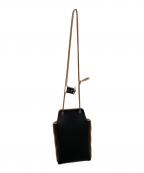 HENDER SCHEMEエンダースキーマ）の古着「assemble neck pouch L （アッセンブルネックポーチ）」｜ブラック