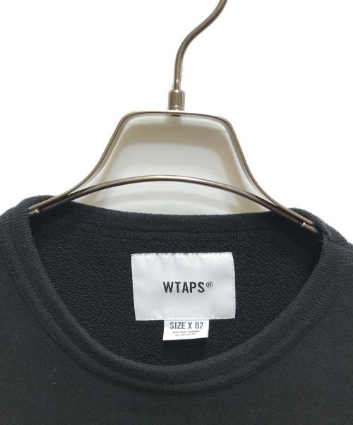 WTAPS（ダブルタップス）WTAPS (ダブルタップス) 半袖スウェット 231ATDT-CSM24 ブラック サイズ:2の古着・服飾アイテム