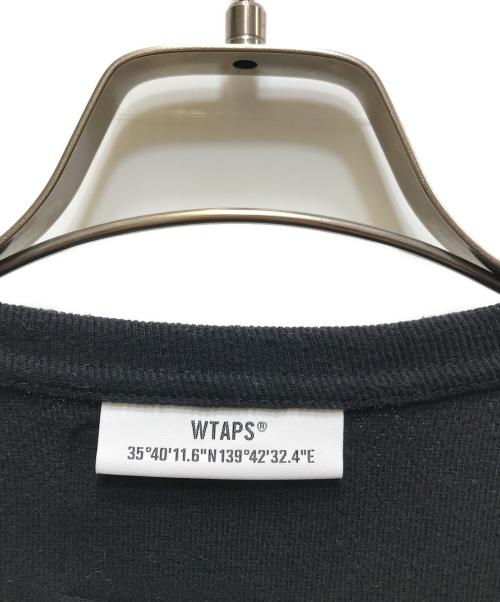 WTAPS（ダブルタップス）WTAPS (ダブルタップス) 半袖スウェット 231ATDT-CSM24 ブラック サイズ:2の古着・服飾アイテム