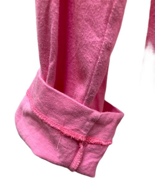COMME des GARCONS GIRL（コムデギャルソンガール）COMME des GARCONS GIRL (コムデギャルソンガール) AD2020 ハートワッペンカットソーワンピース NY-T303 ピンク サイズ:Mの古着・服飾アイテム