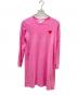 COMME des GARCONS GIRL（コムデギャルソンガール）の古着「AD2020 ハートワッペンカットソーワンピース NY-T303」｜ピンク
