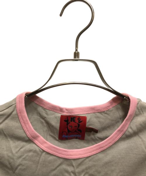 Heaven by Marc Jacobs（ヘブンバイマークジェイコブス）Heaven by Marc Jacobs (ヘブンバイマークジェイコブス) HEAT SENSITIVE BABY TEE（ハートセンシティブバイビーティー）　 グレー サイズ:Mの古着・服飾アイテム