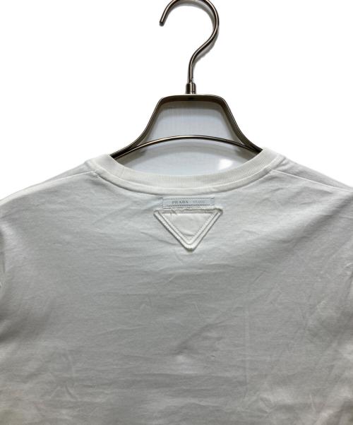 PRADA（プラダ）PRADA (プラダ) クルーネックTシャツ  19SS ホワイト サイズ:XSの古着・服飾アイテム