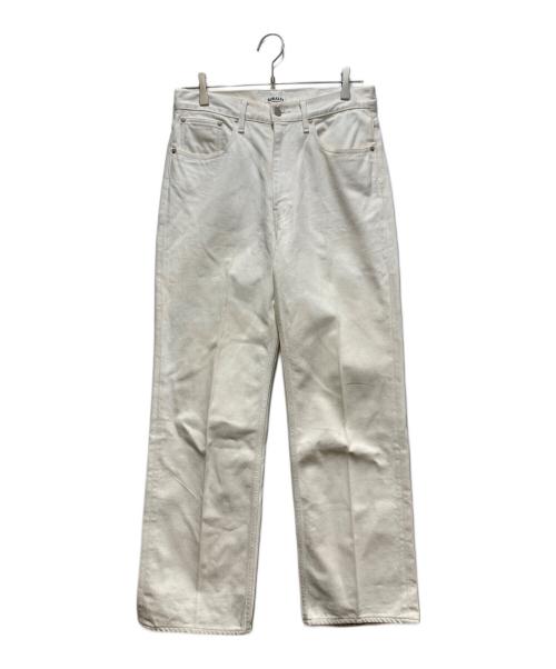 AURALEE（オーラリー）AURALEE (オーラリー) HARD TWIST DENIM 5P PANTS(ハードツウィストデニム５Pパンツ)　 アイボリー サイズ:30の古着・服飾アイテム