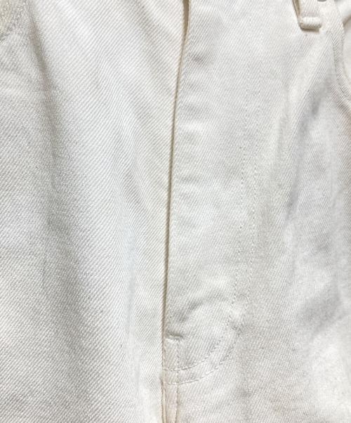 AURALEE（オーラリー）AURALEE (オーラリー) HARD TWIST DENIM 5P PANTS(ハードツウィストデニム５Pパンツ)　 アイボリー サイズ:30の古着・服飾アイテム