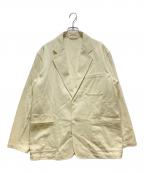 AURALEEオーラリー）の古着「LOOSE TWILL OVER JACKET / ルーズツイルオーバージャケット」｜ベージュ