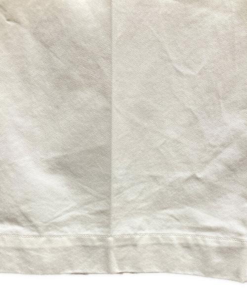 AURALEE（オーラリー）AURALEE (オーラリー) WASHED FINX CHINO ONEーTUCK PANTS(ウォッシュドフィンクスチノワンタックパンツ)　 アイボリー サイズ:3の古着・服飾アイテム