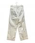 AURALEE (オーラリー) WASHED FINX CHINO ONEーTUCK PANTS(ウォッシュドフィンクスチノワンタックパンツ)　 アイボリー サイズ:3：20000円