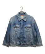 Acne studiosアクネ ストゥディオズ）の古着「ルーズフィット ウォッシュドデニムジャケットFN-UX-OUTW000016/C90094」｜インディゴ