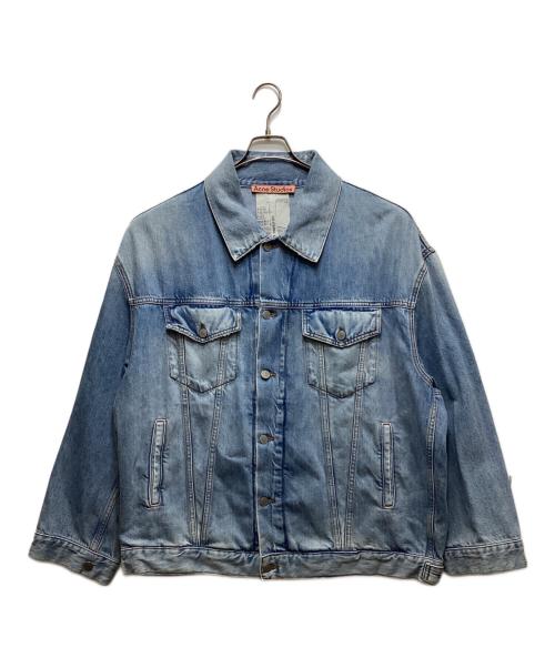 Acne studios（アクネ ストゥディオズ）ACNE STUDIOS (アクネ ストゥディオズ) ルーズフィット ウォッシュドデニムジャケットFN-UX-OUTW000016/C90094 インディゴ サイズ:SMの古着・服飾アイテム