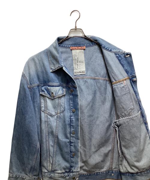 Acne studios（アクネ ストゥディオズ）ACNE STUDIOS (アクネ ストゥディオズ) ルーズフィット ウォッシュドデニムジャケットFN-UX-OUTW000016/C90094 インディゴ サイズ:SMの古着・服飾アイテム