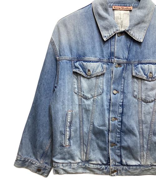 Acne studios（アクネ ストゥディオズ）ACNE STUDIOS (アクネ ストゥディオズ) ルーズフィット ウォッシュドデニムジャケットFN-UX-OUTW000016/C90094 インディゴ サイズ:SMの古着・服飾アイテム