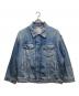 ACNE STUDIOS（アクネ ストゥディオズ）の古着「ルーズフィット ウォッシュドデニムジャケットFN-UX-OUTW000016/C90094」｜インディゴ