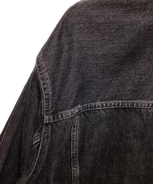 Acne studios（アクネ ストゥディオズ）Acne studios (アクネ ストゥディオズ) リラックスフィット デニム ジャケット FN-UX-OUTW000062 / C90179 ブラック サイズ:Mの古着・服飾アイテム