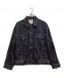 Acne studios（アクネ ストゥディオズ）の古着「リラックスフィット デニム ジャケット FN-UX-OUTW000062 / C90179」｜ブラック