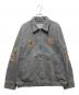 HOUSTON（ヒューストン）の古着「ピグメントダイ 虎刺繍VIETNAM JACKET　51482」｜ブラック