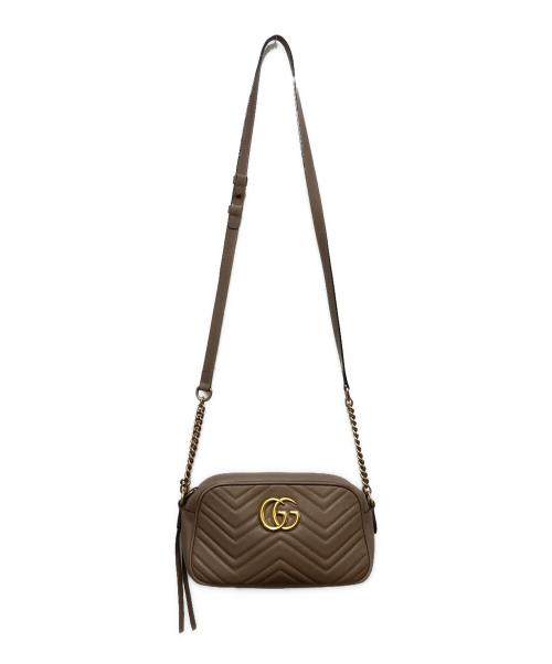 GUCCI（グッチ）GUCCI (グッチ) GGマーモントスモール カメラバッグ447632 ピンクの古着・服飾アイテム