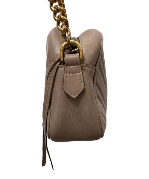 GUCCI（グッチ）GUCCI (グッチ) GGマーモントスモール カメラバッグ447632 ピンクの古着・服飾アイテム