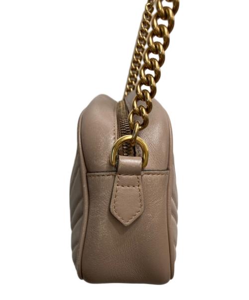 GUCCI（グッチ）GUCCI (グッチ) GGマーモントスモール カメラバッグ447632 ピンクの古着・服飾アイテム
