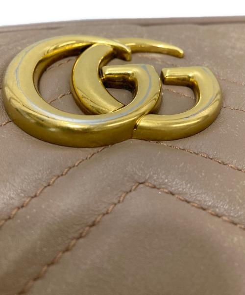 GUCCI（グッチ）GUCCI (グッチ) GGマーモントスモール カメラバッグ447632 ピンクの古着・服飾アイテム