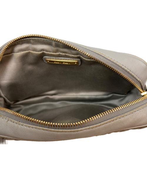 MIU MIU（ミュウミュウ）MIU MIU (ミュウミュウ) マテラッセチェーンショルダーバッグ 5BL005 ブルーの古着・服飾アイテム