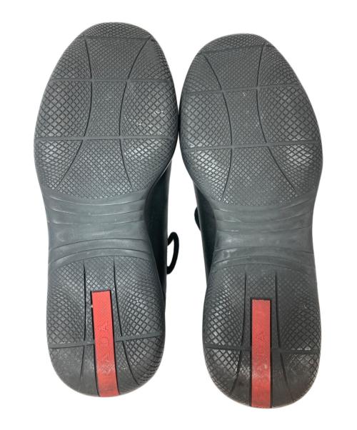 PRADA SPORTS（プラダスポーツ）PRADA SPORTS (プラダスポーツ) レザーローカットスニーカー　SIZE 35　4897　箱付 ブラック サイズ:35の古着・服飾アイテム