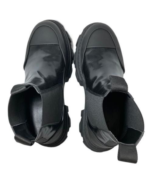 GANNI（ガニー）Ganni (ガニー) Cleated ショートチェルシーブーツ ブラック サイズ:39の古着・服飾アイテム