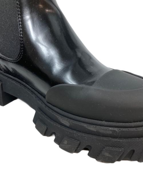 GANNI（ガニー）Ganni (ガニー) Cleated ショートチェルシーブーツ ブラック サイズ:39の古着・服飾アイテム