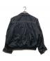 CLANE (クラネ) W COLOR STUDDED DRIZZLER JACKET/ダブルカラースタッズドドリズラージャケット ブラック サイズ:2：22000円