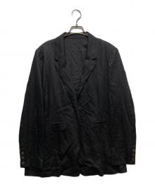 Rumche（ラムシェ）の古着「Layered Tuck Jacket (レイヤードタックジャケット）R26S10201」｜ブラック