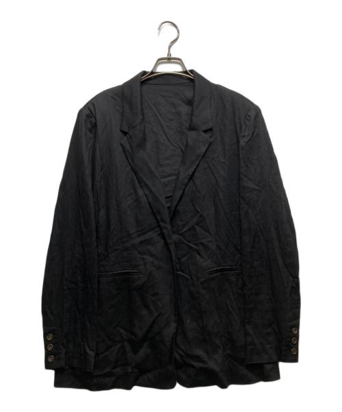 Rumche（ラムシェ）RUMCHE (ラムシェ) Layered Tuck Jacket (レイヤードタックジャケット）R26S10201 ブラック サイズ:FREEの古着・服飾アイテム