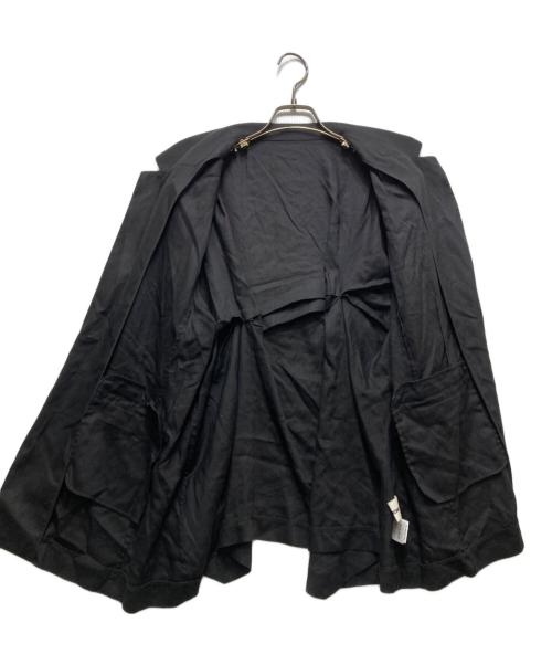 Rumche（ラムシェ）RUMCHE (ラムシェ) Layered Tuck Jacket (レイヤードタックジャケット）R26S10201 ブラック サイズ:FREEの古着・服飾アイテム