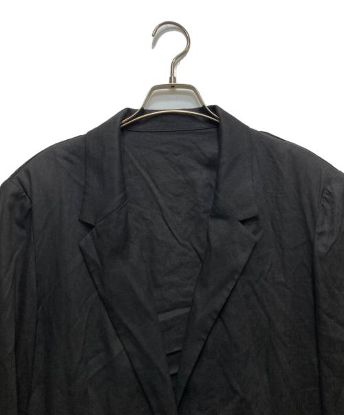 Rumche（ラムシェ）RUMCHE (ラムシェ) Layered Tuck Jacket (レイヤードタックジャケット）R26S10201 ブラック サイズ:FREEの古着・服飾アイテム