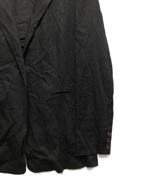 Rumche（ラムシェ）RUMCHE (ラムシェ) Layered Tuck Jacket (レイヤードタックジャケット）R26S10201 ブラック サイズ:FREEの古着・服飾アイテム