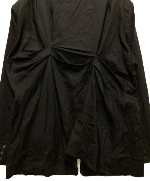 Rumche（ラムシェ）RUMCHE (ラムシェ) Layered Tuck Jacket (レイヤードタックジャケット）R26S10201 ブラック サイズ:FREEの古着・服飾アイテム