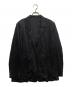 RUMCHE（ラムシェ）の古着「Layered Tuck Jacket (レイヤードタックジャケット）R26S10201」｜ブラック