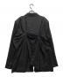 RUMCHE (ラムシェ) Layered Tuck Jacket (レイヤードタックジャケット）R26S10201 ブラック サイズ:FREE：10000円