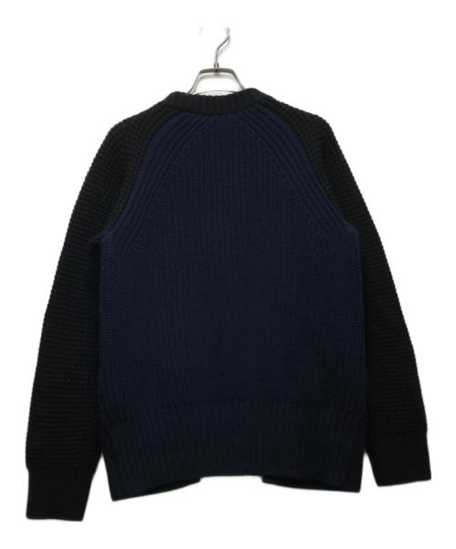 sacai（サカイ）sacai (サカイ) 17AW ドッキングニット　17-03278 ブラック サイズ:1の古着・服飾アイテム