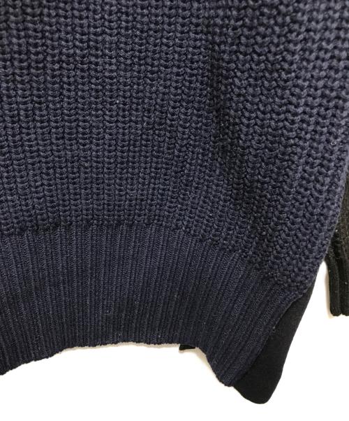 sacai（サカイ）sacai (サカイ) 17AW ドッキングニット　17-03278 ブラック サイズ:1の古着・服飾アイテム