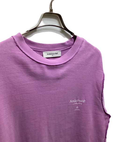 ANDERSSON BELL（アンダーソンベル）ANDERSSON BELL (アンダーソンベル) インサイドアウト ロングスリーブカットソー ピンク サイズ:FREEの古着・服飾アイテム