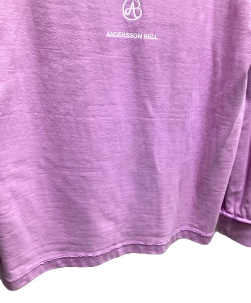 ANDERSSON BELL（アンダーソンベル）ANDERSSON BELL (アンダーソンベル) インサイドアウト ロングスリーブカットソー ピンク サイズ:FREEの古着・服飾アイテム